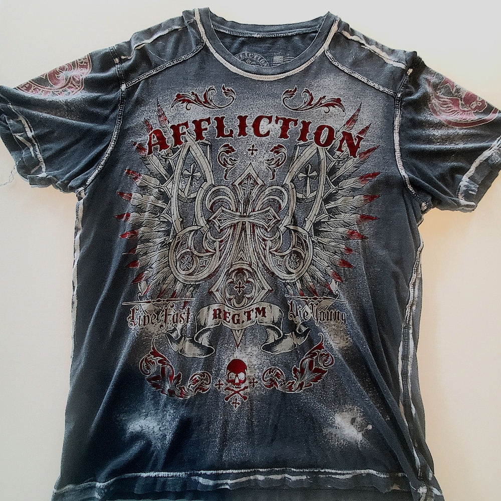 Mens affliction shirt